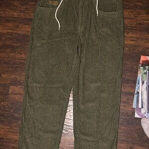 Monet Olive Corduroy Men's Pants
